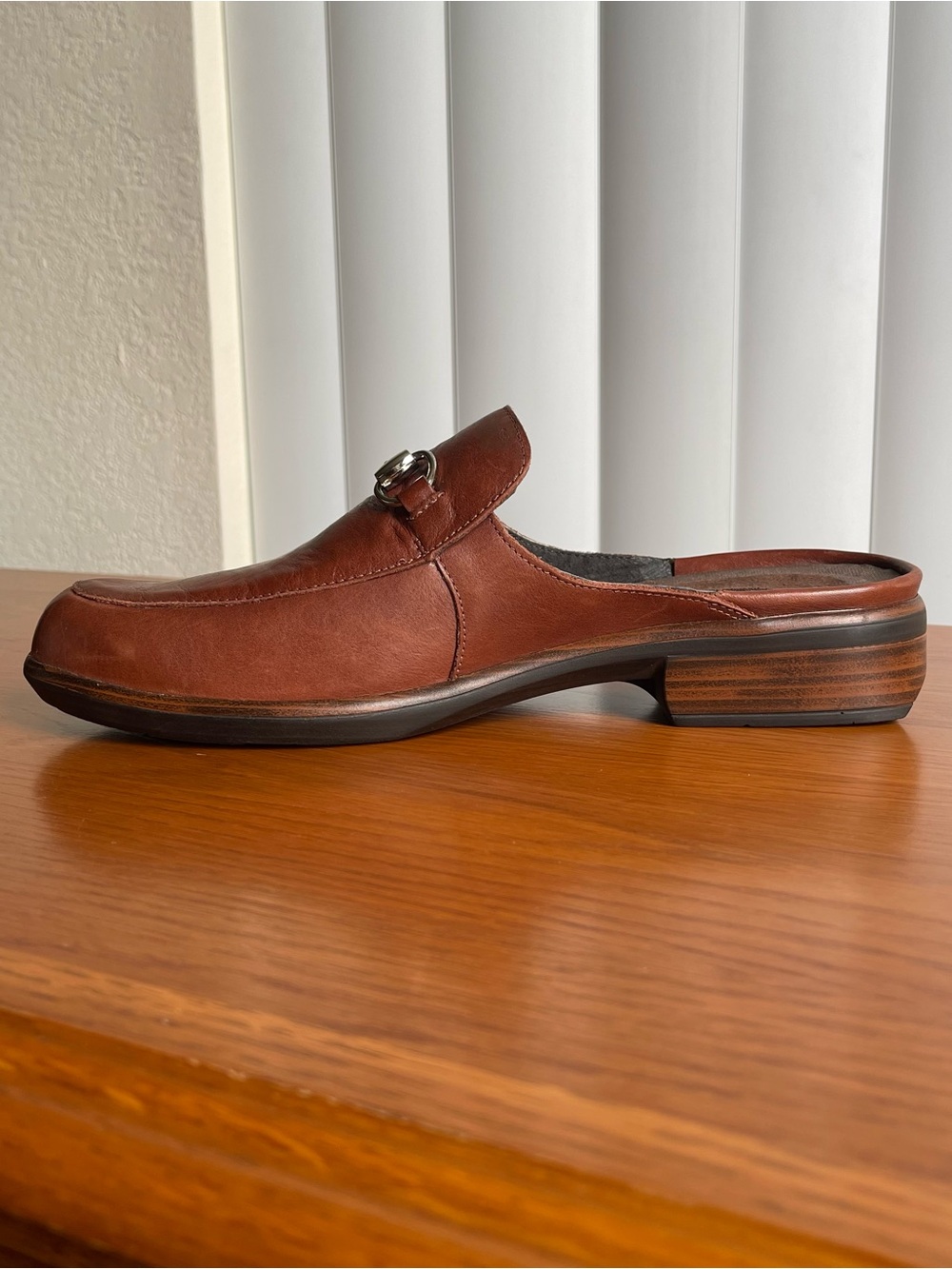 Naot Halny Mule Chestnut Brown Leather Size 41/10 - Picture 4 of 15